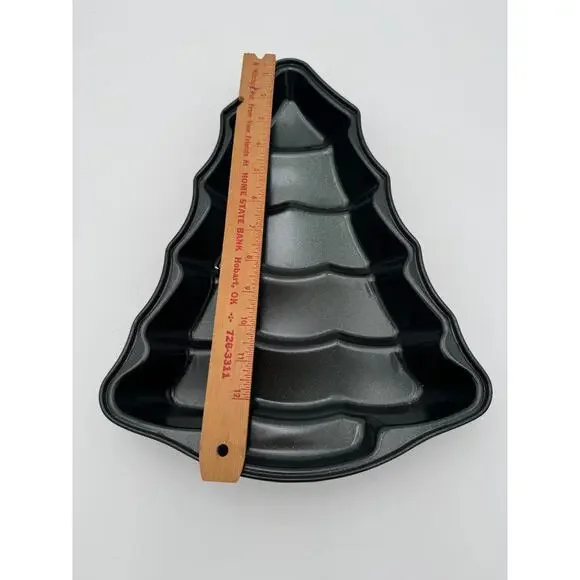 Christmas Tree Cake Pan Non-stick Heavy Gauge 15" - Picture 3 of 4